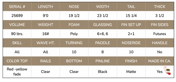 9'0 Mucho Magic 25699