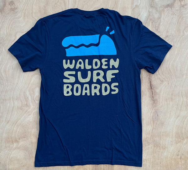 SALE Abstract Wave - Navy