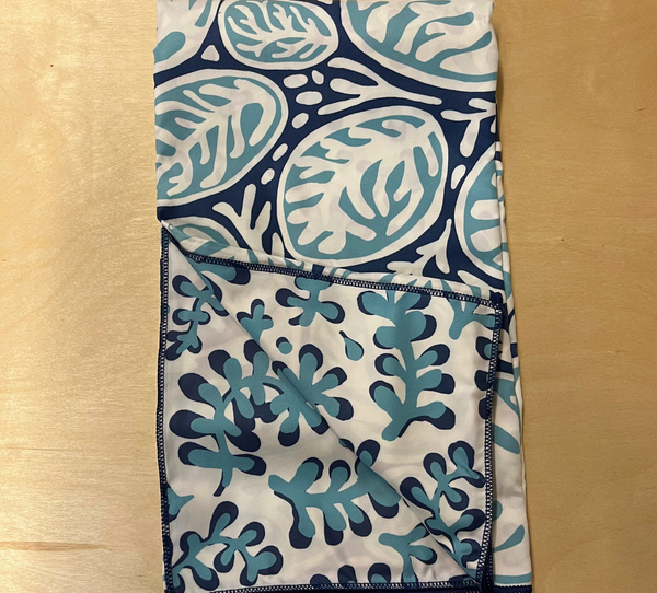 Reversible towel - Coral Garden