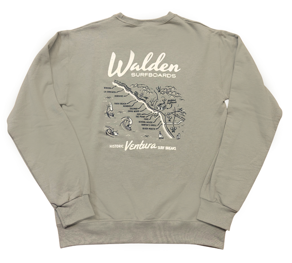 Ventura Breaks Crew - khaki