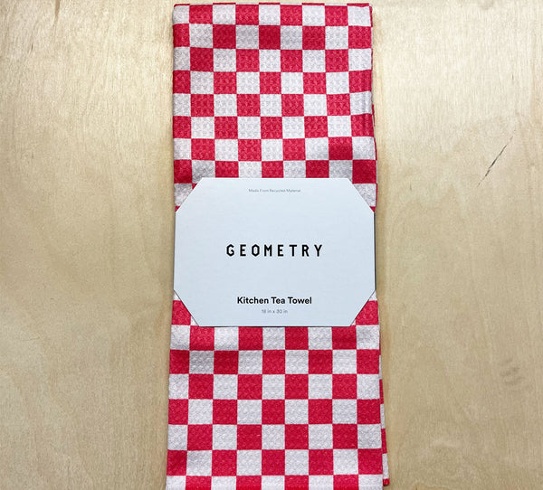 Tea Towel : holiday Checkers