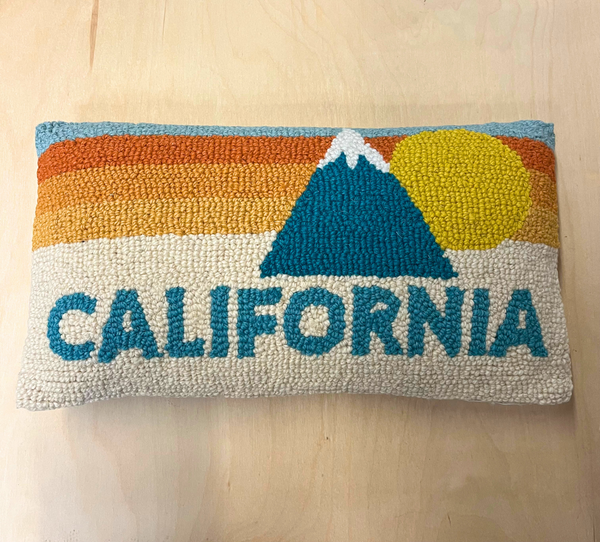 California mountain pillow
