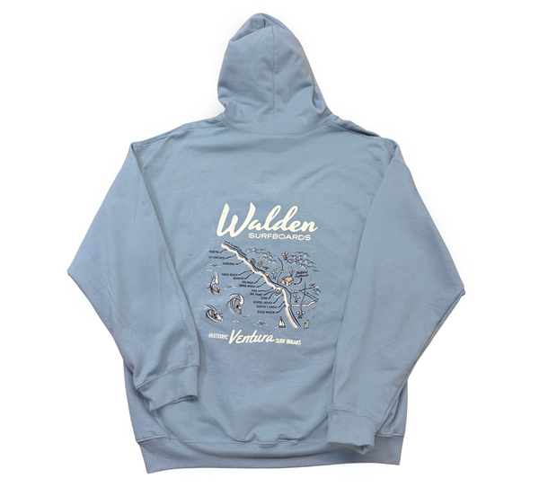 Ventura Breaks hoodie- blue