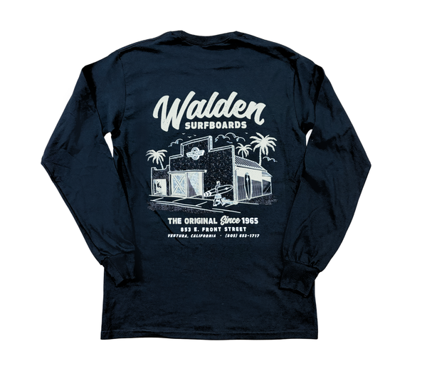 Walden Surf Shop Long Sleeve : black