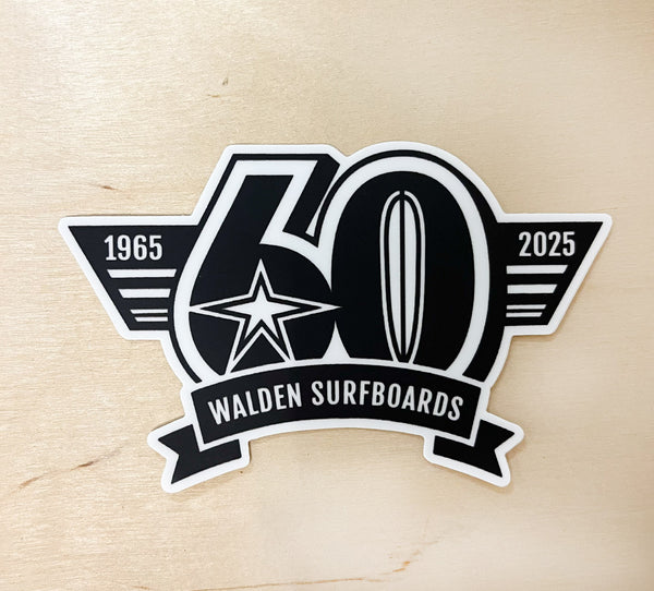 60th anniversary sticker - Black