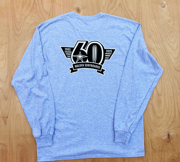 60th Anniversary Long Sleeve - grey