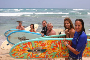 Steven Walden Surfing with Family