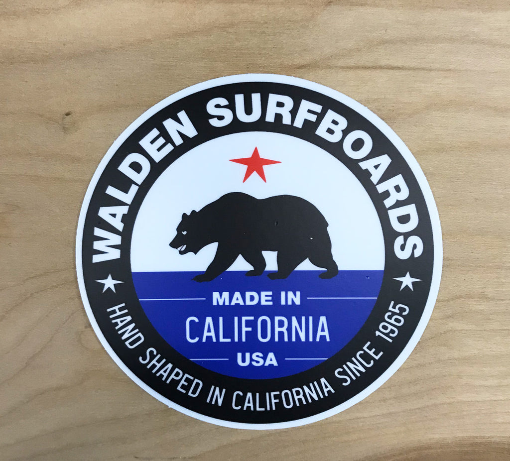 Walden Made in Ca. sticker