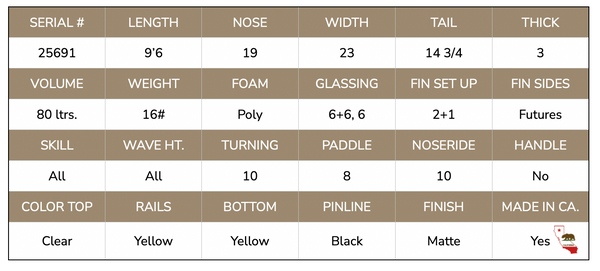 9'6  Magic Model 25691
