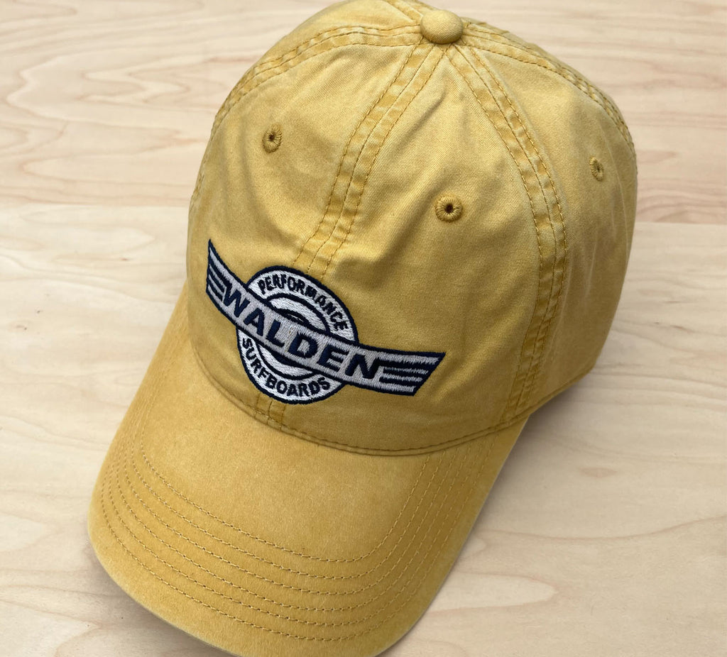 Performance logo hat: vintage yellow