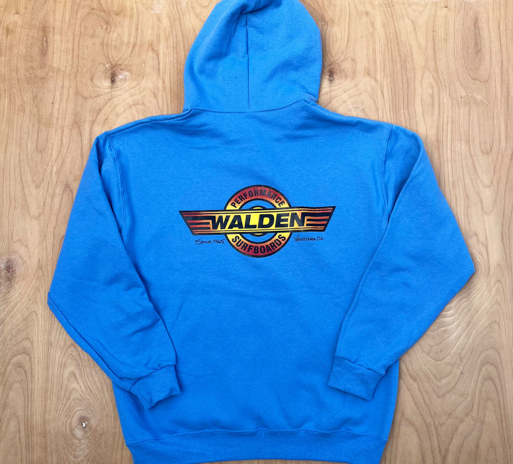 Performance fade Hoodie : blue