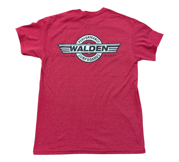 Performance logo: Heather red