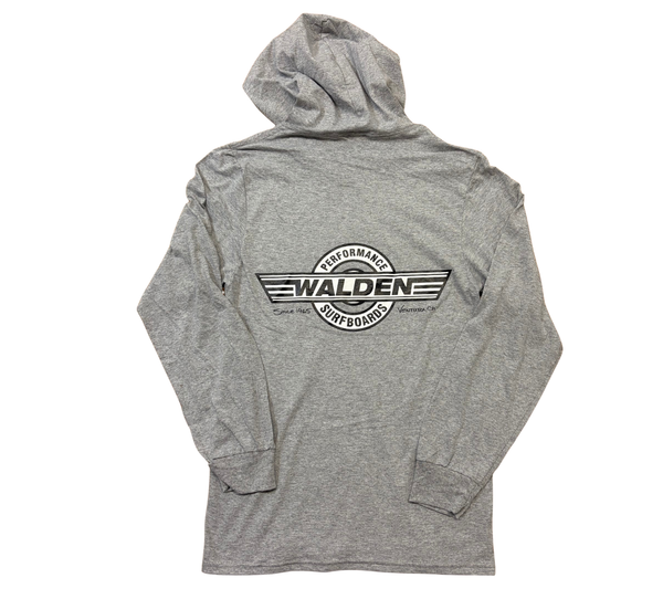Performance hooded t-shirt : Grey