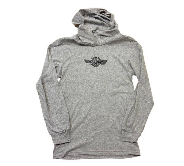Performance hooded t-shirt : Grey