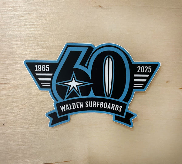 60th anniversary sticker - Blue