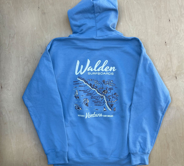 Ventura Breaks  hoodie- blue
