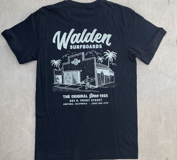 Walden Surf Shop - Black w/ cream