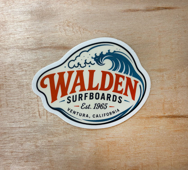 Walden wipe out sticker