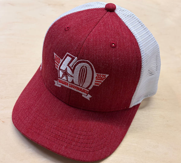 60th anniversary trucker red