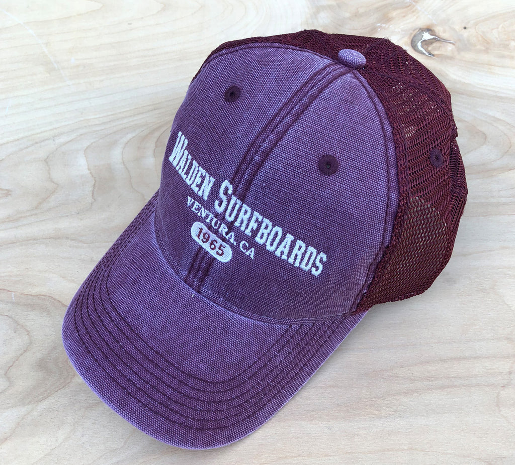 Sale Varsity twill hat: burgundy