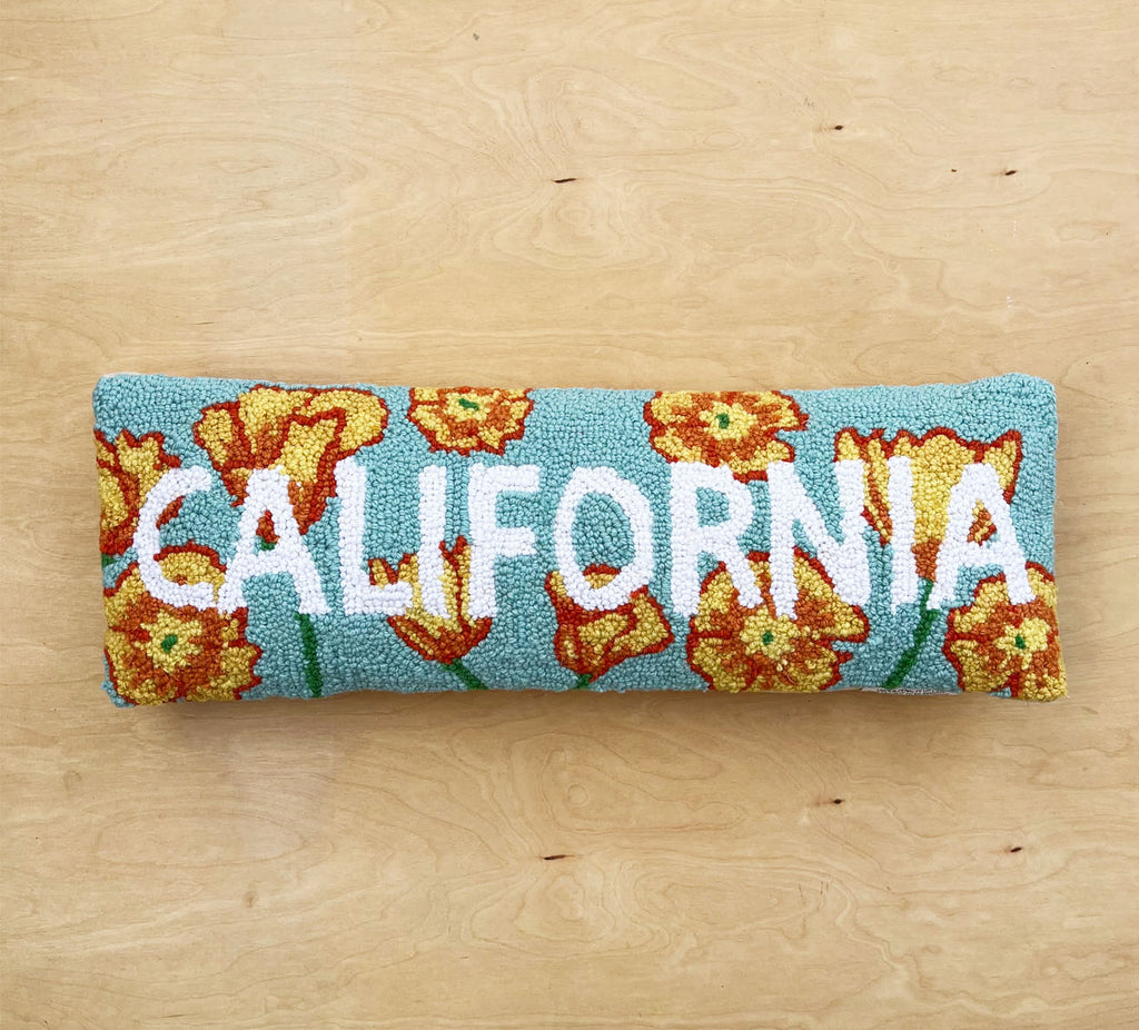 California Poppy Pillow