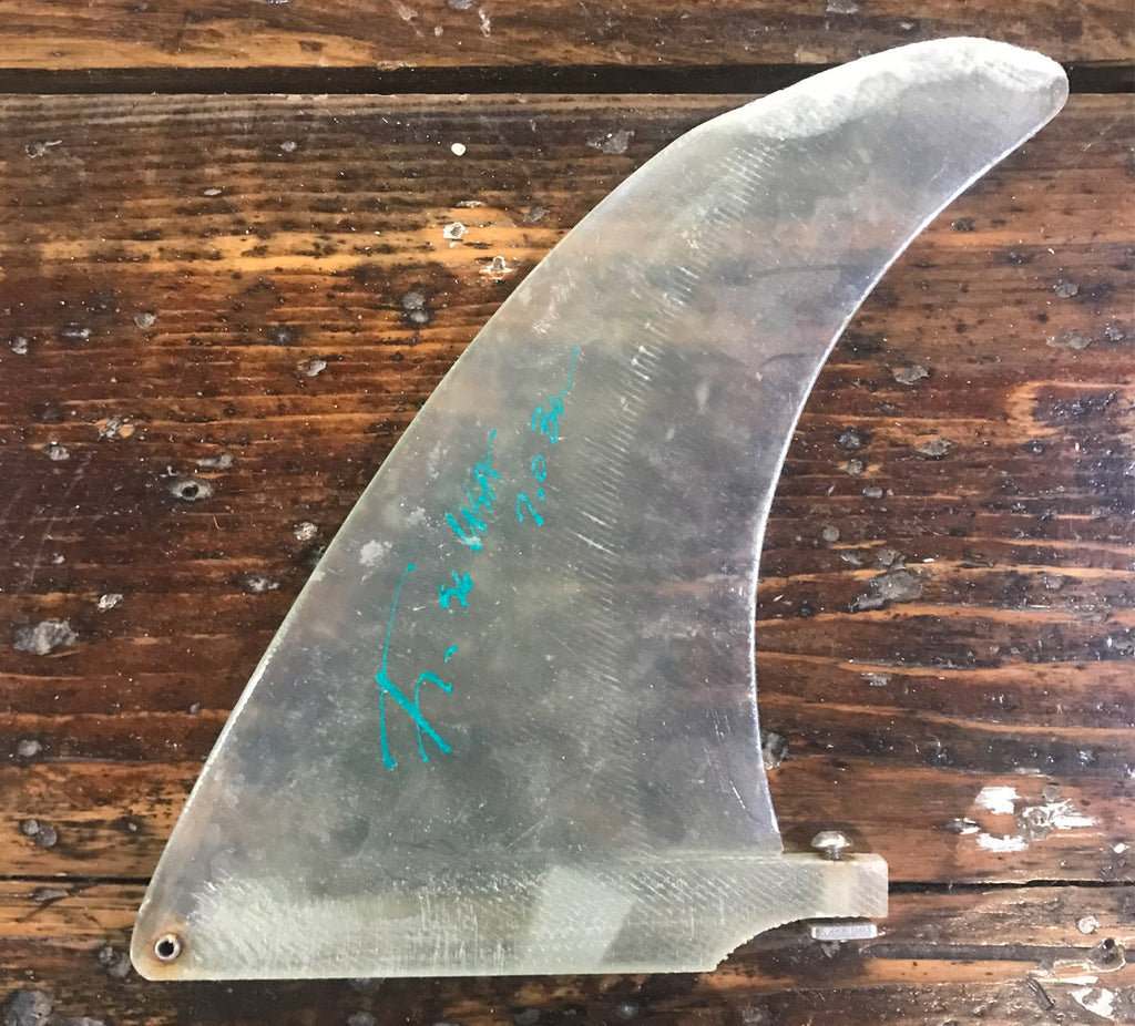 Used clear center fin 7"