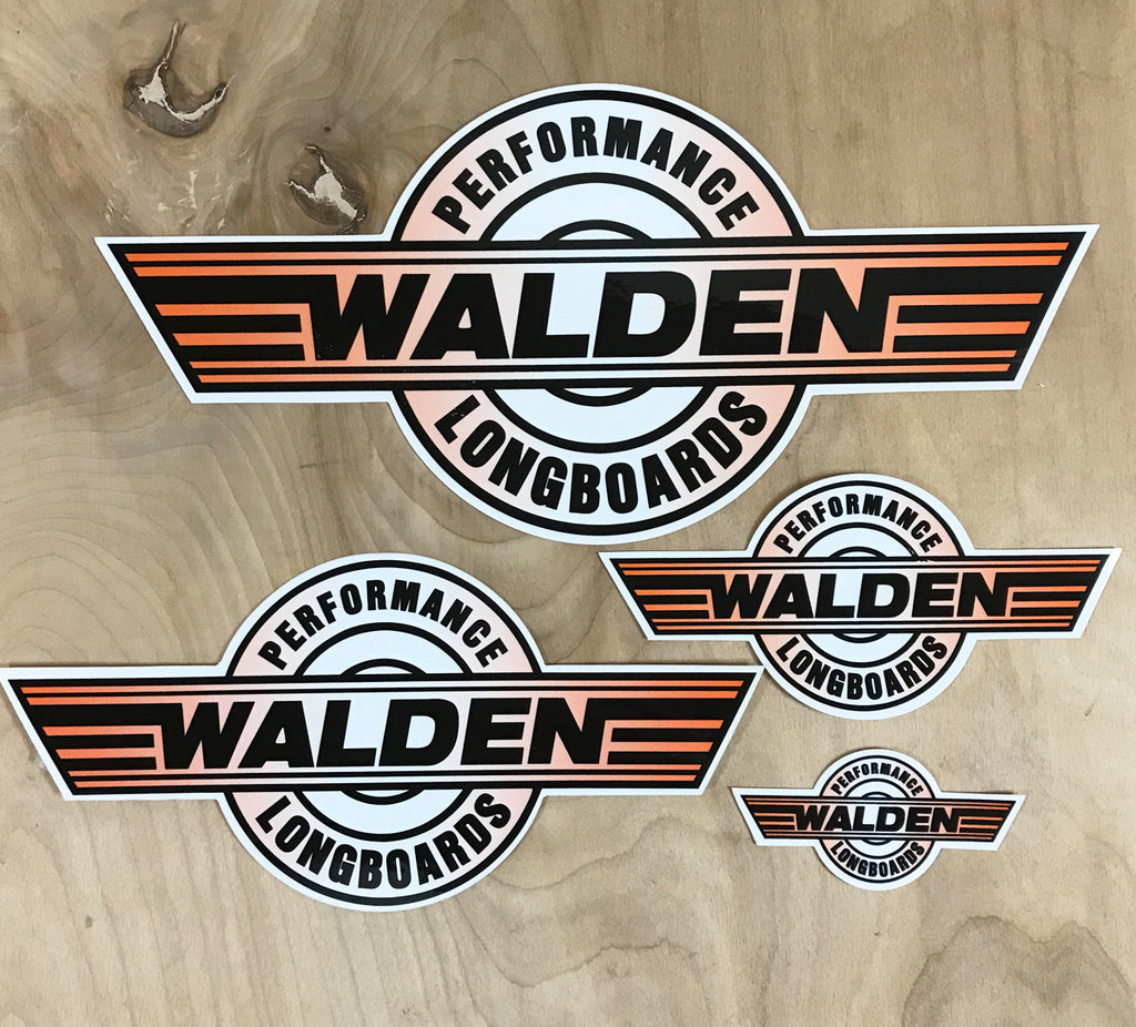 Walden Performance Stickers : Orange
