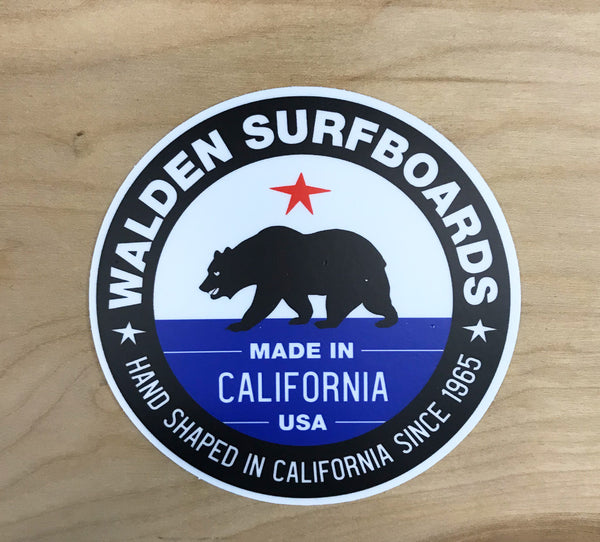 Walden Made in Ca. sticker