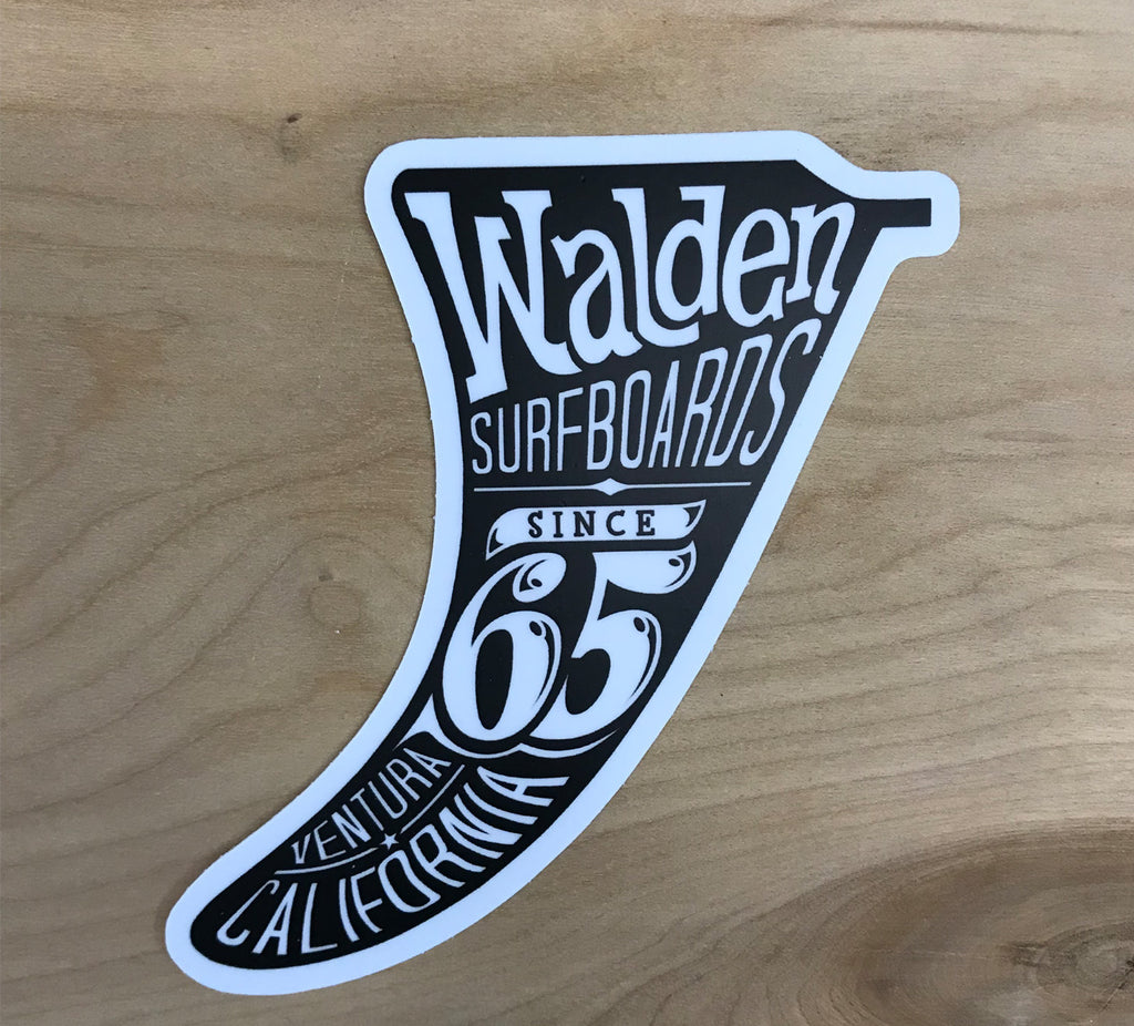 Walden big Fin Sticker