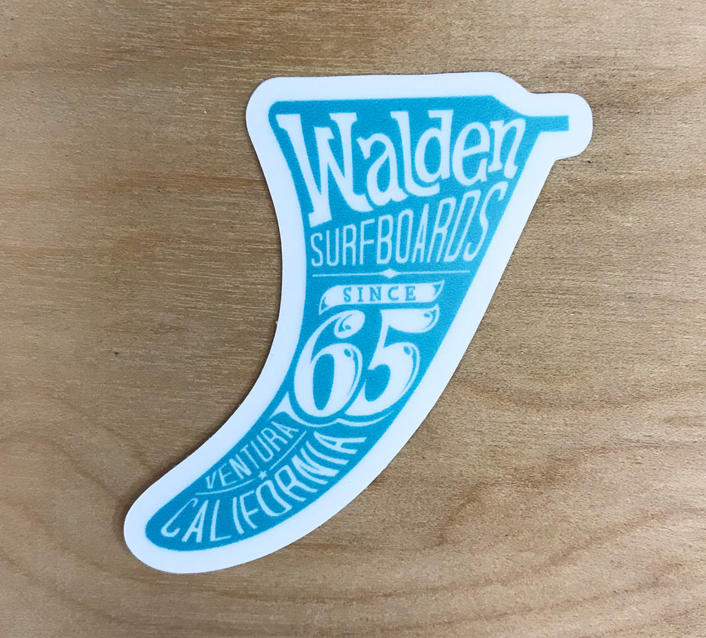 Walden small Fin Sticker