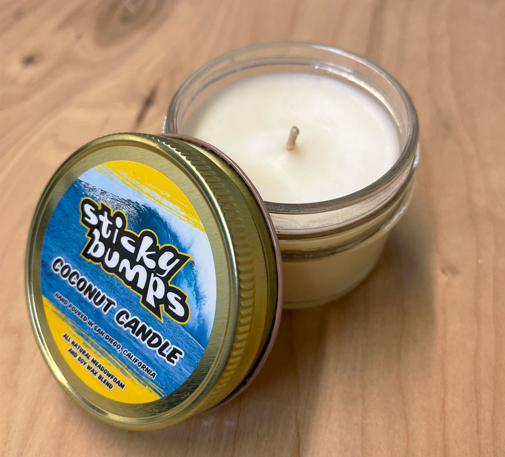 Sticky bumps candle