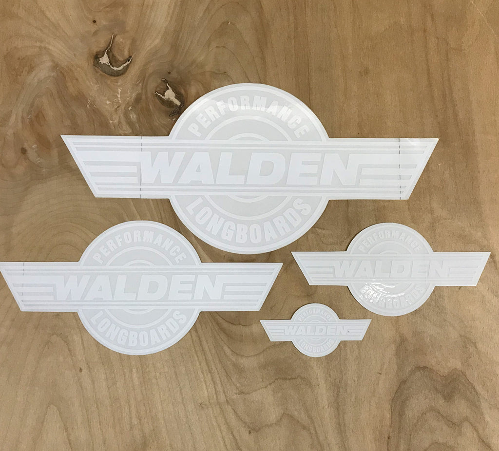 Walden Performance Stickers : White